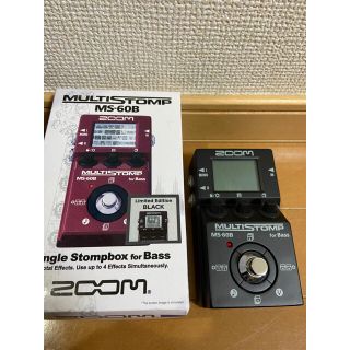 ズーム(Zoom)の限定 ZOOM MS-60B Bass ベース用 Black Limited (ベースエフェクター)