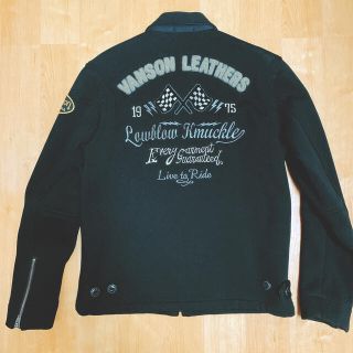 バンソン(VANSON)のVANSON×L.B.K ボンディングライダース L(ブルゾン)