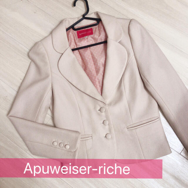 Apuweiser-riche(アプワイザーリッシェ)のアプワイザーリッシェ　テーラードジャケット レディースのジャケット/アウター(テーラードジャケット)の商品写真