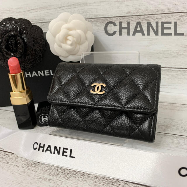 美品✨CHANEL✨シャネル✨キャビアスキン✨コインケース✨パスケース✨カード