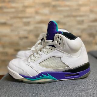 ナイキ(NIKE)のNIKE AIR JORDAN 5 grape 美品(スニーカー)