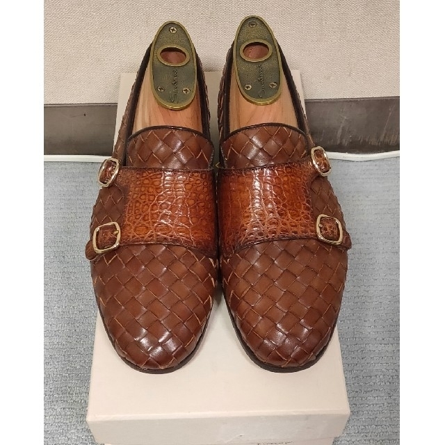 Santoni(サントーニ)の【新品未使用】santoni サントーニ ローファー　レザ メンズの靴/シューズ(ドレス/ビジネス)の商品写真