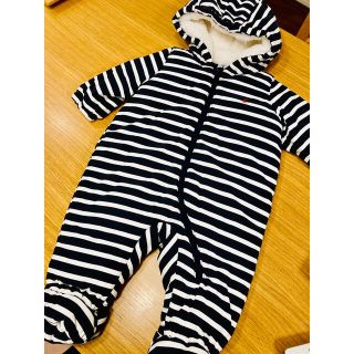 プチバトー(PETIT BATEAU)の⭐︎新品未使用⭐︎プチバトーマリエールカバーオール 6m 74cm(ジャケット/コート)