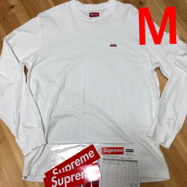 送料込みsizeL supreme small BOX LOGO L/S tee