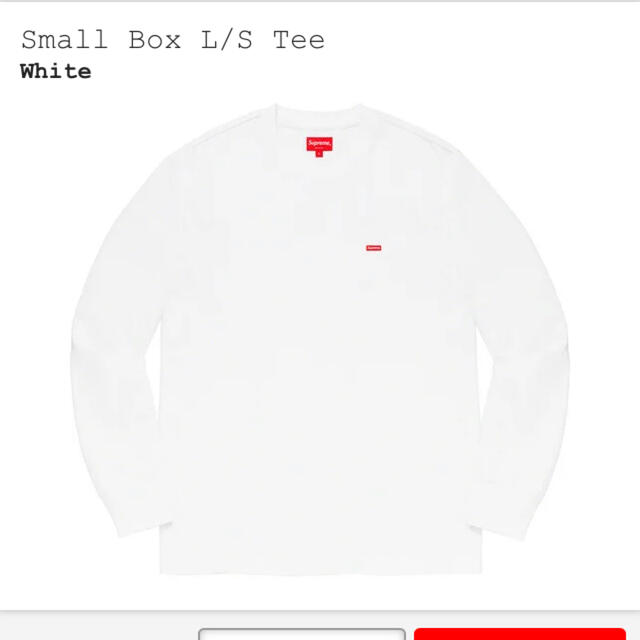 Supreme - supreme small box L/S teeロンTスモールボックスロゴの通販