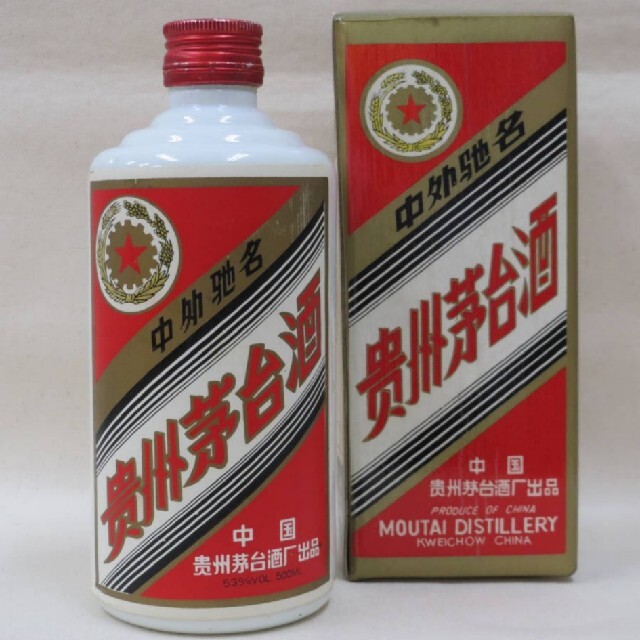 激安直営店 91年製五星麦茅台 マオタイ酒 53度500ml 蒸留酒/スピリッツ