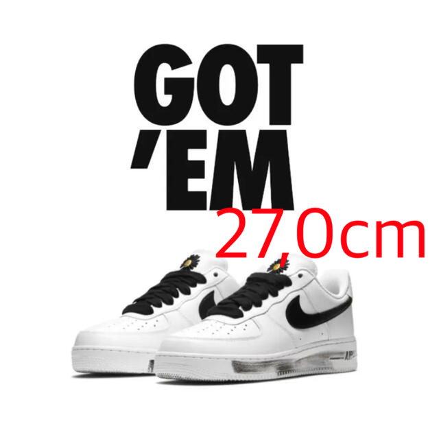 限定特価】 ナイキ NIKE - NIKE G-Dragon 27.0cm パラノイズ エア