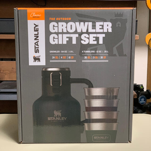 Stanley(スタンレー)の最安！【レア☆海外限定カラー】STANLEY growler set ブラック スポーツ/アウトドアのアウトドア(食器)の商品写真