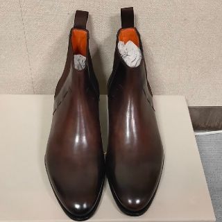 サントーニ(Santoni)の【新品未使用】サントーニ　ブーツ　ダークブラウン(ブーツ)