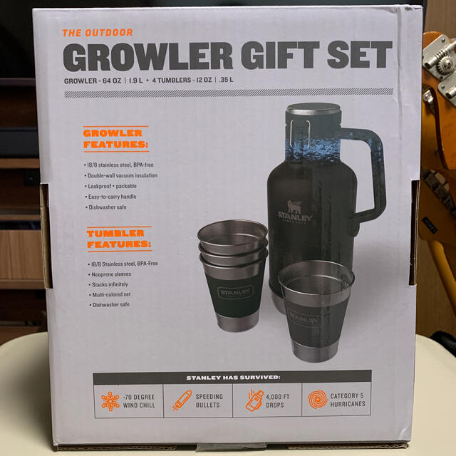 Stanley(スタンレー)の年末セール！【レア☆海外限定色】STANLEY growler set ブラック スポーツ/アウトドアのアウトドア(食器)の商品写真