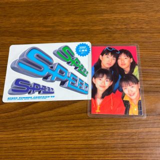 SPEED  ステッカーシール  カード  (アイドルグッズ)