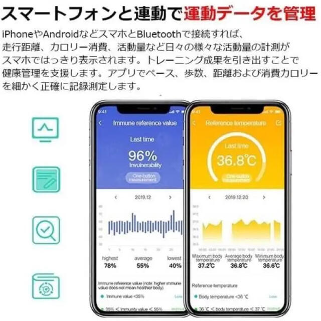 スマートウォッチ 高性能 W58Pro 心拍測定 便利 デジタル腕時計