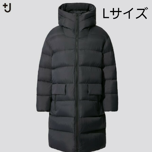 ＋J UNIQLO × ジルサンダー　ロングダウンコート【黒】ジャケット/アウター