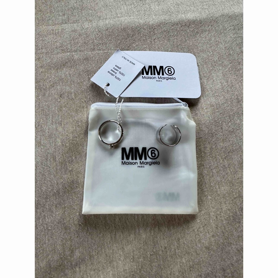 新品　MM6 マルジェラ　二連リング　指輪　メゾンマルジェラ