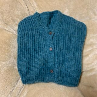 サンタモニカ(Santa Monica)のknit cardigan ニット　カーディガン　古着　vintage (カーディガン)