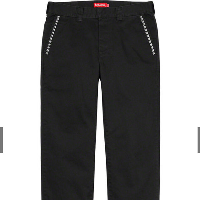 supreme studded work pant サイズ32 Black | フリマアプリ ラクマ