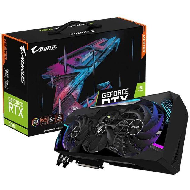 新品送料込 GIGABYTE RTX3080 AORUS MASTER 10GB