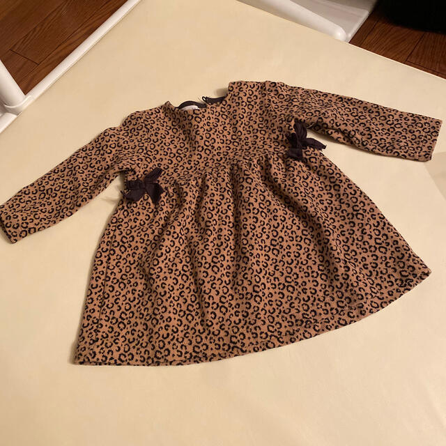 ZARA(ザラ)のZARA 豹柄　74サイズ　6-9 キッズ/ベビー/マタニティのベビー服(~85cm)(その他)の商品写真