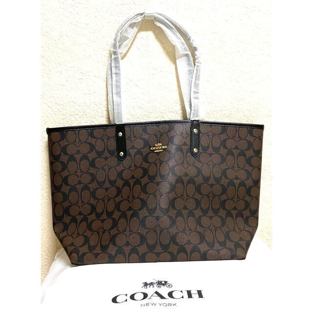 【新品】残一点 COACH トートバッグ F36658 未使用 プレゼントとして 2