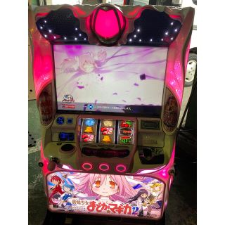 ユニバーサルエンターテインメント(UNIVERSAL ENTERTAINMENT)の★るんちゃん様★専用　パチスロ実機　まどかマギカ2実機　コイン不要機付き(パチンコ/パチスロ)