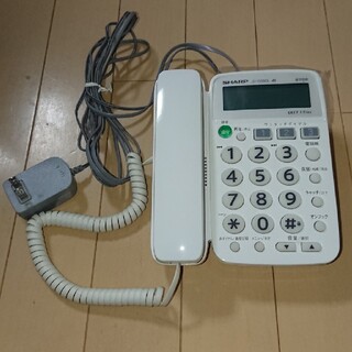シャープ(SHARP)のSHARP 電話 JD-G30CL(その他)
