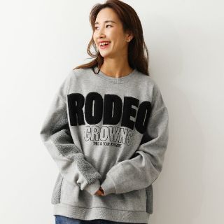 ロデオクラウンズワイドボウル(RODEO CROWNS WIDE BOWL)の新品グレー※早い者勝ちノーコメント即決しましょう❗️ご決断お急ぎください…(トレーナー/スウェット)