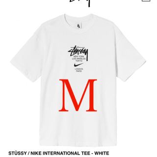 ステューシー(STUSSY)のSTÜSSY / NIKE INTERNATIONAL TEE - WHITE(Tシャツ/カットソー(半袖/袖なし))