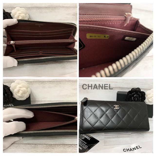 CHANEL(シャネル)のCHANEL✨シャネル✨マトラッセ✨ラムスキンL字型✨ラウンドファスナー✨長財布 レディースのファッション小物(財布)の商品写真