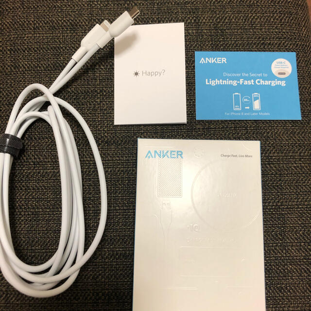 Mac (Apple)(マック)のANKER 充電ケーブル スマホ/家電/カメラのスマートフォン/携帯電話(バッテリー/充電器)の商品写真