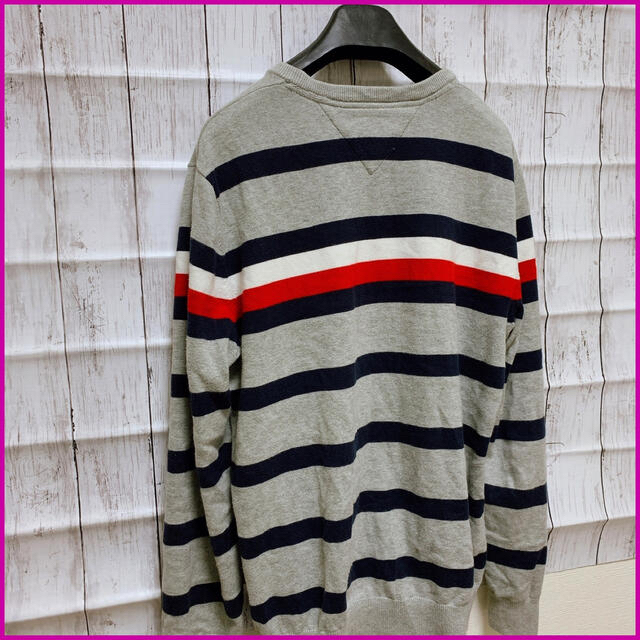 TOMMY HILFIGER(トミーヒルフィガー)のTOMMY HILFIGER ニットボーダー メンズのトップス(ニット/セーター)の商品写真