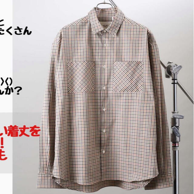 shiki tokyo チェックシャツ