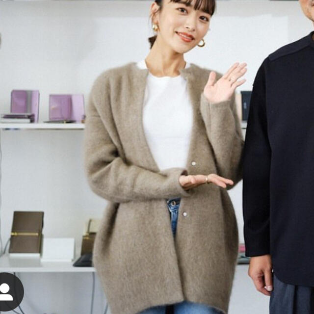 予約販売】本 ELENDEEK ラクーンミックスダブルカーディガン