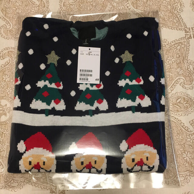 H&M(エイチアンドエム)の専用です。M＆M🎄クリスマスセーターS 新品未使用 メンズのトップス(ニット/セーター)の商品写真