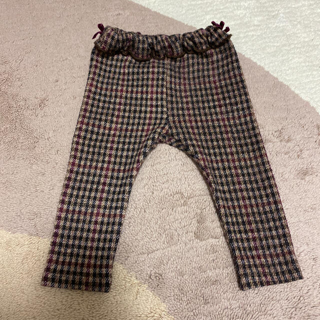 ZARA KIDS(ザラキッズ)のZARA BABY チェックレギンス9-12m キッズ/ベビー/マタニティのベビー服(~85cm)(パンツ)の商品写真