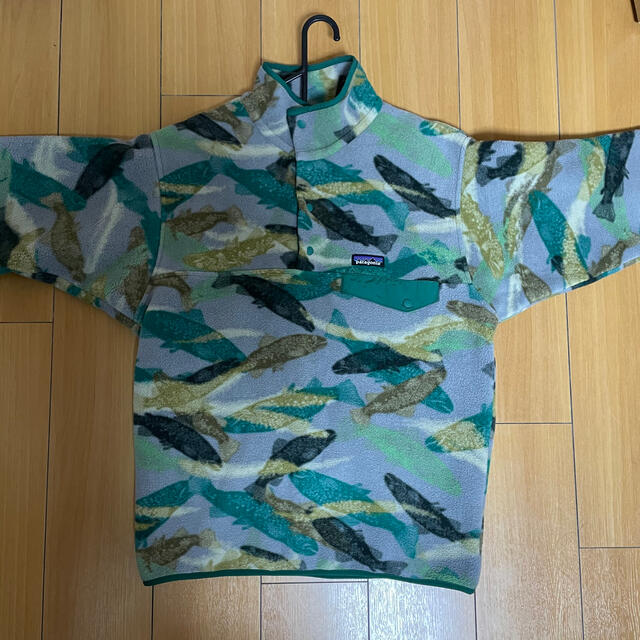 patagonia - patagonia シンチラスナップT 魚柄 Sサイズの通販 patagonia - patagonia シンチラスナップT 魚柄 Sサイズの通販