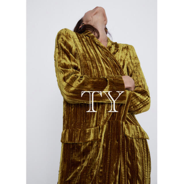 ZARA - 完売品 ザラ シルク ベルベット フロックコート ZARA - 完売品 ザラ シルク ベルベット フロックコート