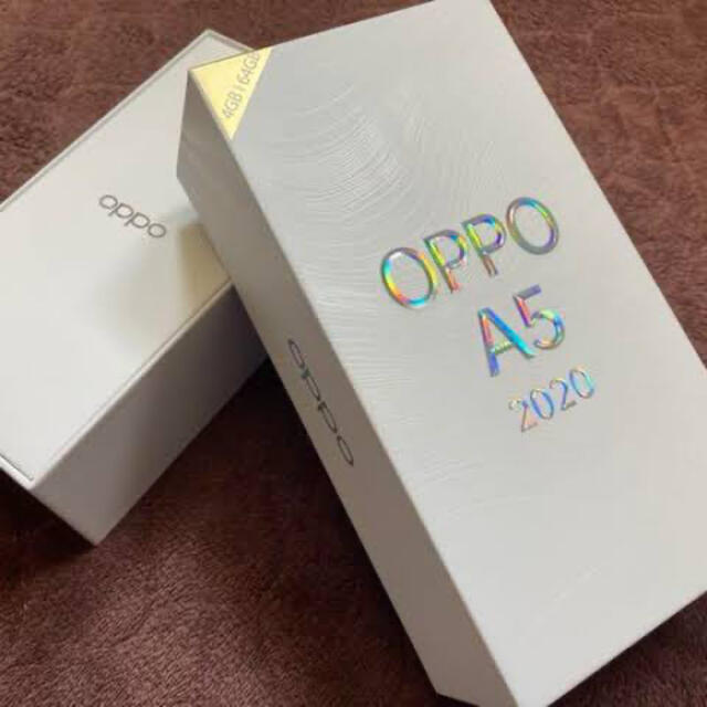 スマートフォン本体OPPOA5 2020 ブルー