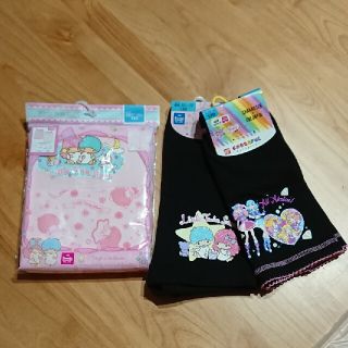 サンリオ(サンリオ)の女の子☆キャミソール2枚組&スパッツ2枚のセット☆120size(下着)