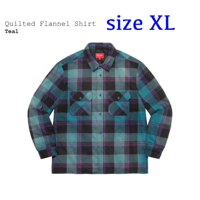 supreme Quilted Flannel Shirt XL