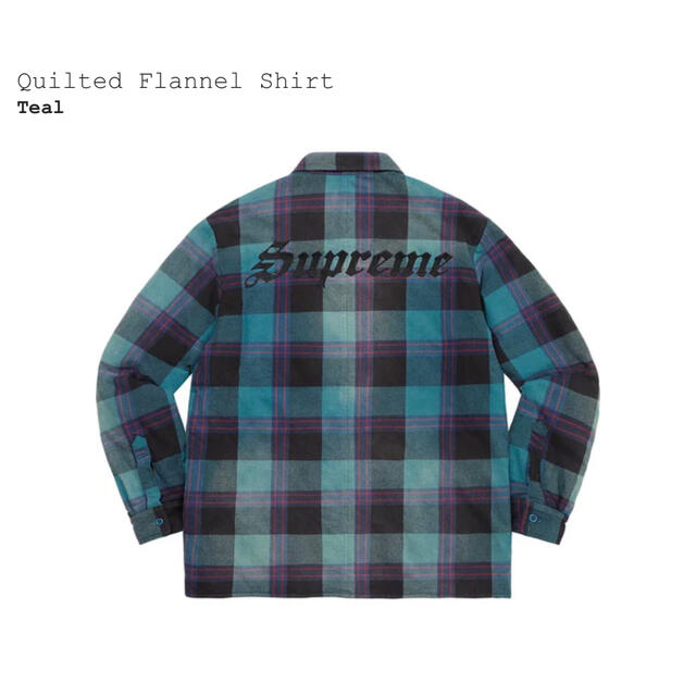 supreme Quilted Flannel Shirt XL 1