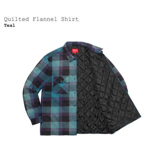 supreme Quilted Flannel Shirt XL 2