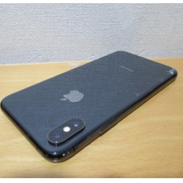iPhone(アイフォーン)のアイフォンXS 64GB シムフリー 裏面割れ ジャンク品 iPhone XS スマホ/家電/カメラのスマートフォン/携帯電話(スマートフォン本体)の商品写真