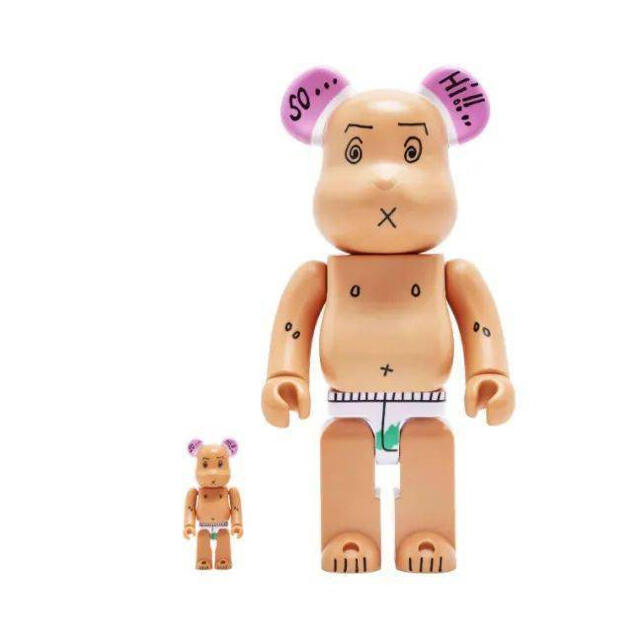 MEDICOM TOY(メディコムトイ)の国内未発売　EDC boss be@rbrick ベアブリック 400%100% エンタメ/ホビーのフィギュア(その他)の商品写真