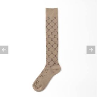 ドゥーズィエムクラス(DEUXIEME CLASSE)の《Deuxieme Class》jacquard socks ◆ ベージュ(ソックス)