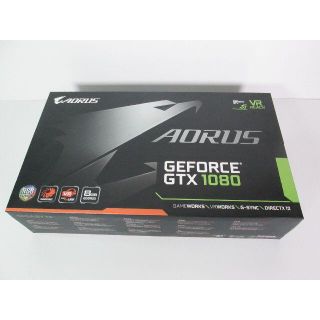 新品未使用 GV-N1080AORUS-8GD rev2  GTX 1080(PC周辺機器)