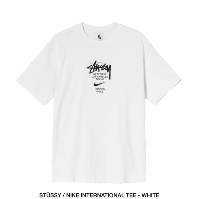 NIKE stussy Tシャツ　白　Lサイズ