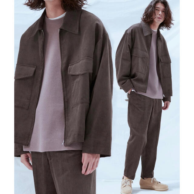 HARE(ハレ)のWYM LIDNM RAYON 11W CORDUROY  ブラウン　希少M メンズのスーツ(セットアップ)の商品写真