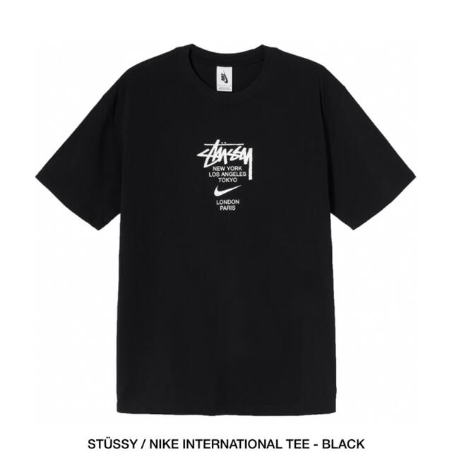 NIKE stussy Tシャツ　黒　Lサイズ