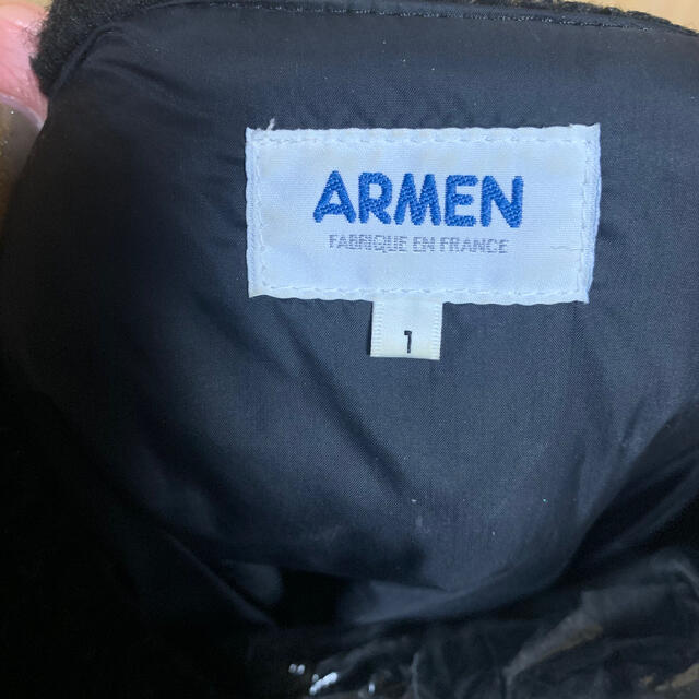 ARMEN(アーメン)の限定値下げーARMEN ノーカラーボアコート レディースのジャケット/アウター(ノーカラージャケット)の商品写真