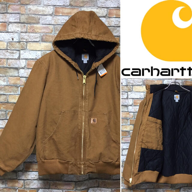 新品未使用 carhartt カーハート アクティブジャケット ウォッシュ加工